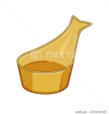 compact sauce dipping bowl cartoon vector illustration compact sauce dipping bowl cartoon vector illustration 124191489