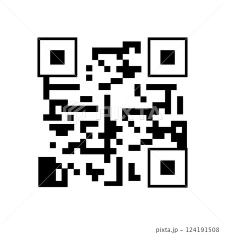 indicators qr code label cartoon vector illustration 124191508