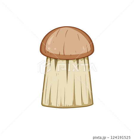 grip mushroom brush cartoon vector illustration 124191525