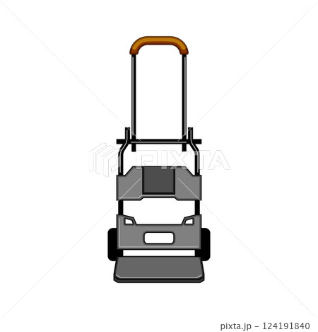 supply hand cart cartoon vector illustration 124191840