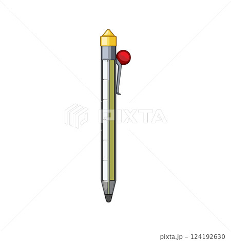 sugar candy thermometer cartoon vector illustration 124192630