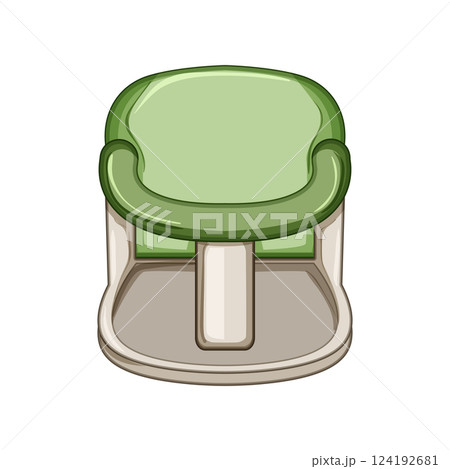 slip bath seat baby cartoon vector illustration slip bath seat baby cartoon vector illustration 124192681