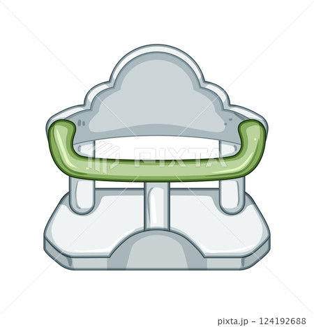 comfort bath seat baby cartoon vector illustration 124192688
