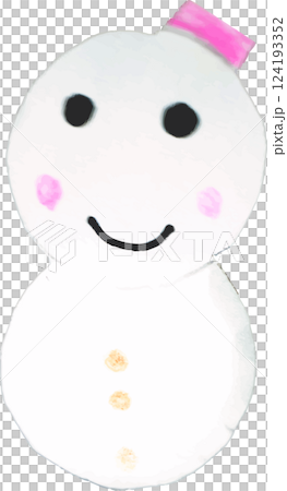 孩子們堆的雪人 124193352