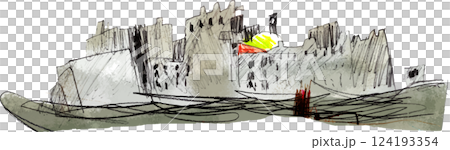 子供が描いた軍艦島 124193354