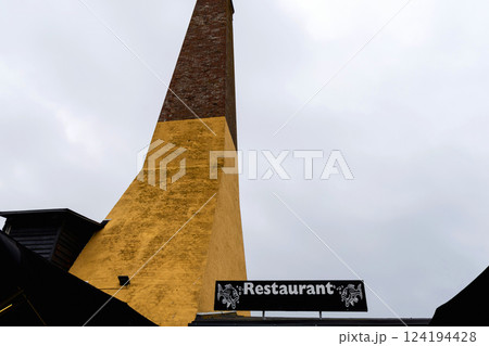 Fish smokehouse and restaurant in the island of Bornholm, Denmark 124194428
