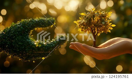 environment Earth Day In the hands of trees growing seedlings. Bokeh green Background Female hand holding tree on nature field grass Forest conservation concept. environment Earth Day In the hands of trees growing seedlings. Bokeh green Background Female hand holding tree on nature field grass Forest conservation concept. 124195761