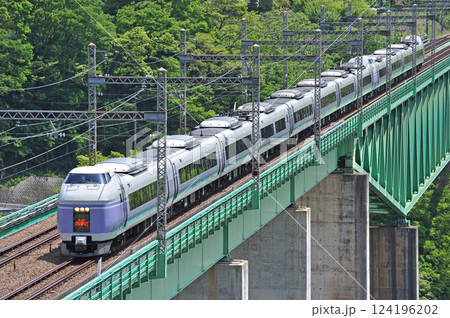 中央本線 鳥沢-猿橋 JR東日本 E351系 S1編成(松本) スーパーあずさ 中央本線 鳥沢-猿橋 JR東日本 E351系 S1編成(松本) スーパーあずさ 124196202