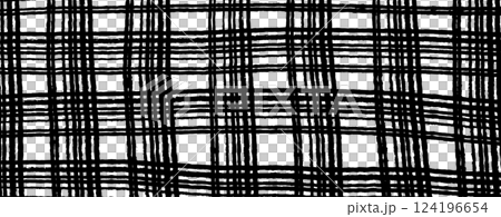 手繪粗格子背景 124196654