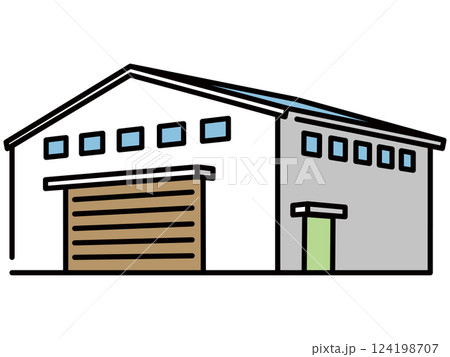 シンプルな町工場 シンプルな町工場 124198707
