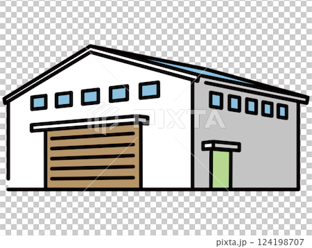 シンプルな町工場 シンプルな町工場 124198707