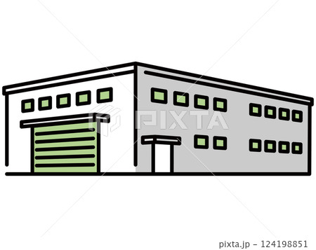 シンプルな町工場 124198851