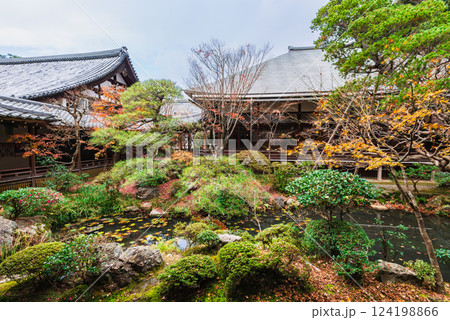 秋の京都 永観堂 方丈庭園 秋の京都 永観堂 方丈庭園 124198866