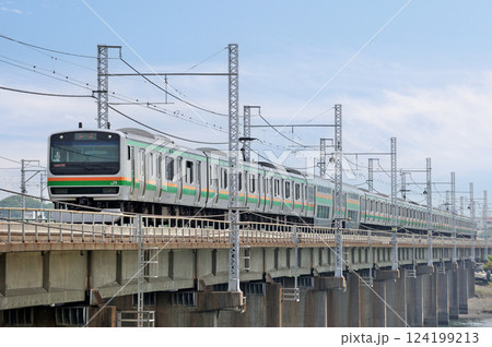 東海道本線 茅ヶ崎-平塚 JR東日本 E231系1000番台 K-03編成(国府津) 東海道本線 茅ヶ崎-平塚 JR東日本 E231系1000番台 K-03編成(国府津) 124199213