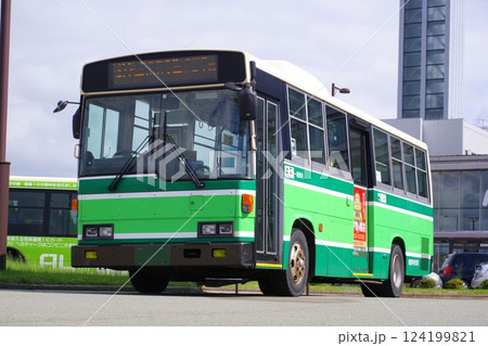 路線バス 秋田中央交通の中型バス 路線バス 秋田中央交通の中型バス 124199821
