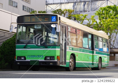 路線バス 秋田中央交通のノンステップバス 路線バス 秋田中央交通のノンステップバス 124199822