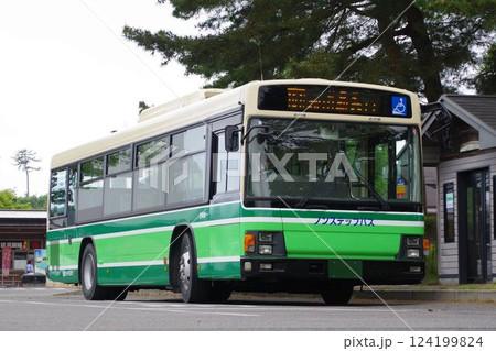 路線バス 秋田中央交通のノンステップバス 路線バス 秋田中央交通のノンステップバス 124199824