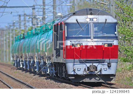 室蘭本線　虎杖浜　JR貨物　DF200-59（鷲別） 124199845