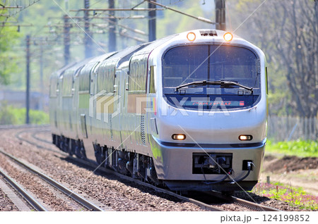 室蘭本線　虎杖浜　JR北海道　キハ183系5200番台（苗穂）　ノースレインボーエクスプレス 124199852