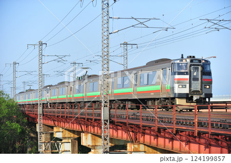 函館本線　豊幌ー江別　JR北海道　731系　G-107編成（札幌） 124199857