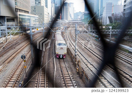 【東海道本線】車両基地へ回送するサンライズ瀬戸・出雲 【東海道本線】車両基地へ回送するサンライズ瀬戸・出雲 124199923