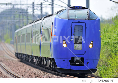 千歳線　島松－北広島　JR北海道　キハ261系1000番台　ST-1202編成　スーパーとかち 124200141
