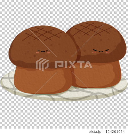 Happy Japanese Food Clipart 124201054