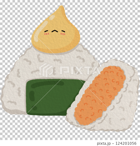 Happy Japanese Food Clipart 124201056