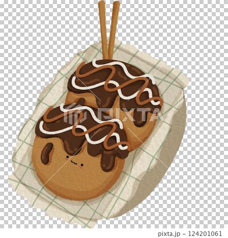 Happy Japanese Food Clipart 124201061