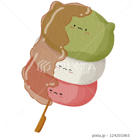 Happy Japanese Food Clipart 124201063