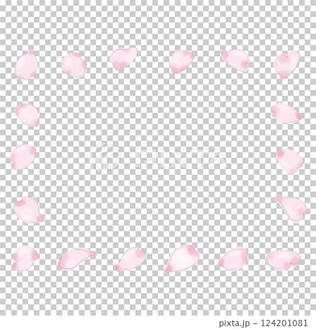 Cherry petal frame Cherry petal frame 124201081