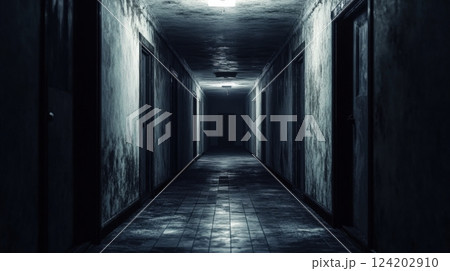 Dark Corridor With No End 124202910