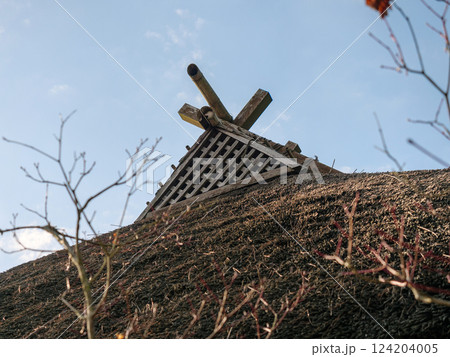 茅葺屋根 124204005