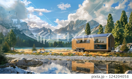 Tiny House On Wheels In A National Park 124204058