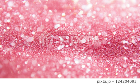 Pink Iridescent Glitter Texture Abstract Background Pink Iridescent Glitter Texture Abstract Background 124204093