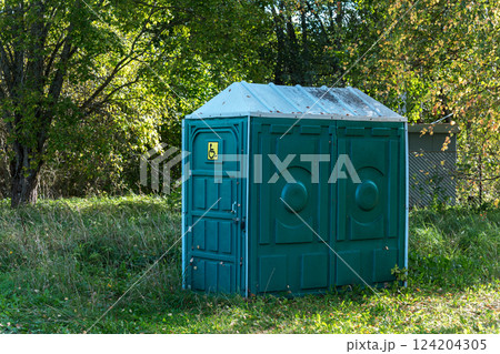 Mobile toilet. 124204305