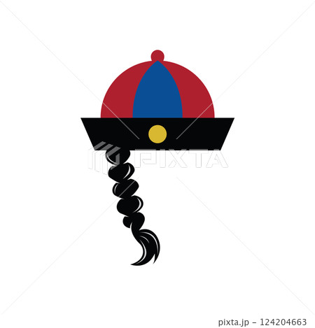 hat with a braid. 124204663