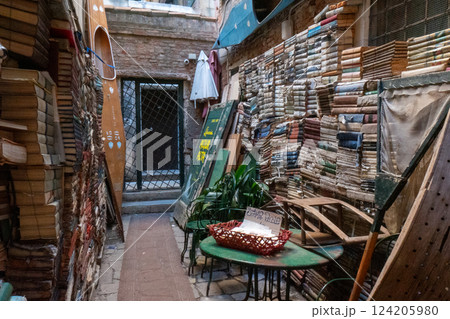 Libreria Acqua Alta, in Venice Libreria Acqua Alta, in Venice 124205980