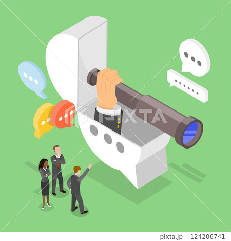 3D Isometric Flat Vector Illustration of Discussing Work In Meeting, Discussion, Team Communication 3D Isometric Flat Vector Illustration of Discussing Work In Meeting, Discussion, Team Communication 124206741