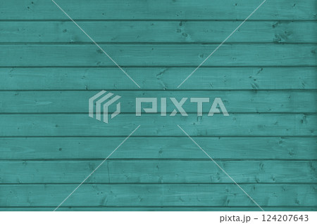 Wooden vertical turquoise painted plank texture, timber background, wall panels suface Wooden vertical turquoise painted plank texture, timber background, wall panels suface 124207643