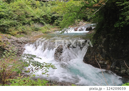 四万温泉の甌穴群 124209039