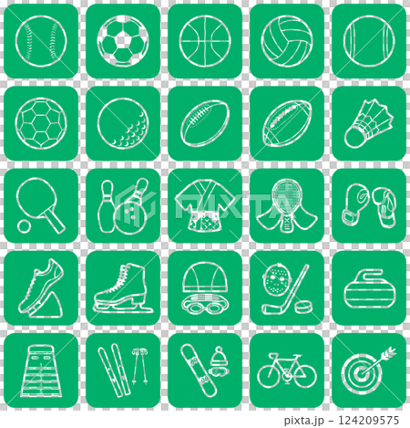 スポーツのアイコンセット 124209575