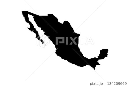 Mexico map poster Mexico map poster 124209669