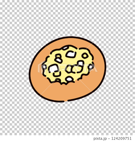 準備好的麵包的插圖 準備好的麵包的插圖 124209751