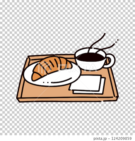 早上的插圖 早上的插圖 124209859