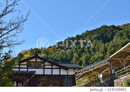 秋の鳩ノ巣駅　東京 124209901