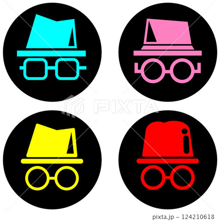 個人情報を保護して安全なセキュリティー対策をするアイコン 個人情報を保護して安全なセキュリティー対策をするアイコン 124210618