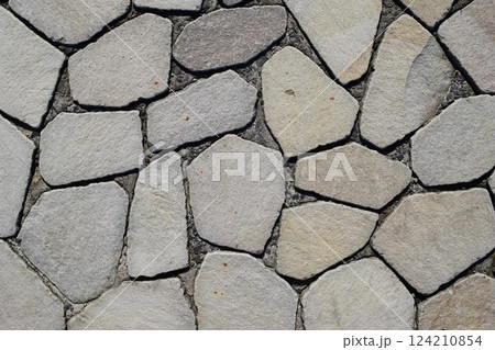 石畳 テクスチャ 背景素材 石畳 テクスチャ 背景素材 124210854
