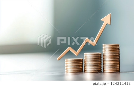利益と投資のクリエイティブコンセプト 利益と投資のクリエイティブコンセプト 124211412