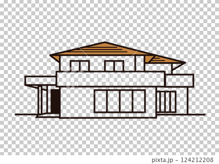House illustration 124212208